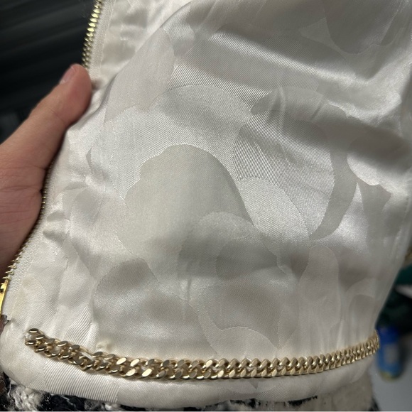 Chanel White Tweed Zip-Up Jacket 36 - Picture 10 of 16